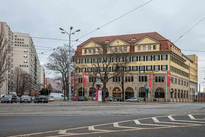 Die Sparkasse am Güntzplatz.