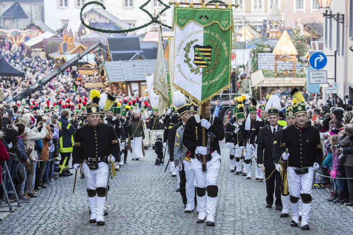 Bergparade in Annaberg.