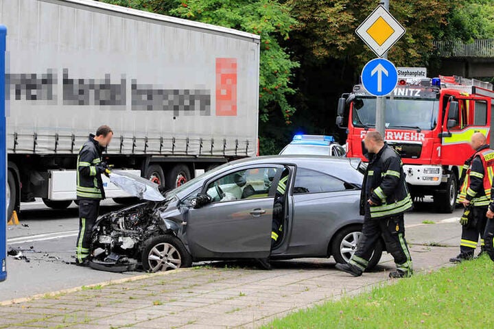 Der Unfall ereignete sich auf der Reichsstraße am Stephanplatz