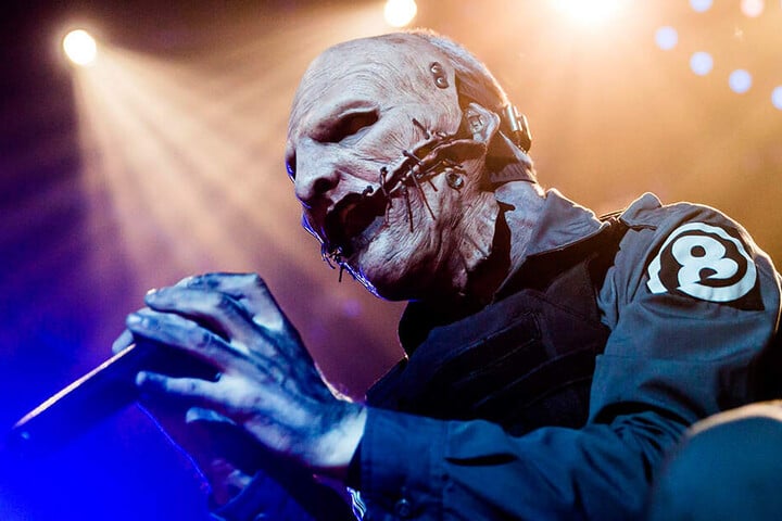 Corey Taylor in seiner bekannten "Arbeitskleidung".