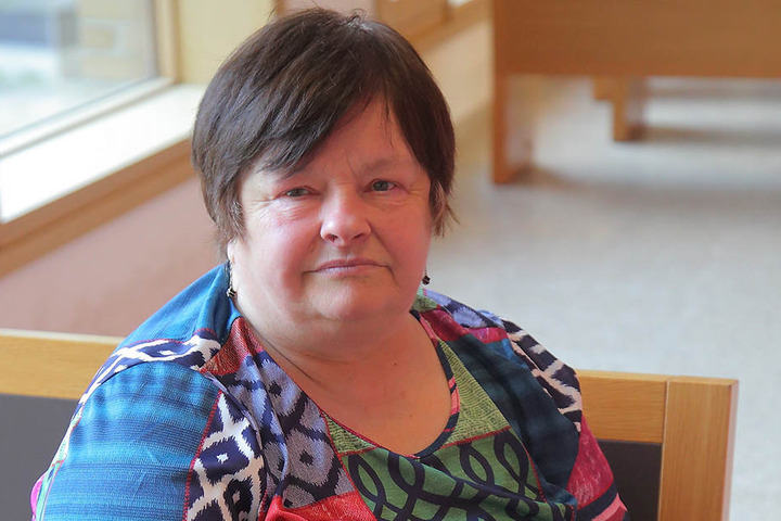 Bei Helga Staudte (66) in der Wäscherei wurden seinerzeit die Trikots geklaut.