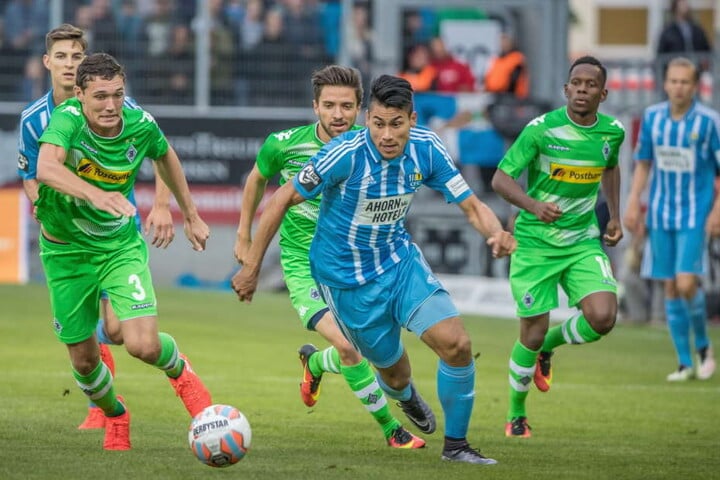 Mario Rodriguez im Spiel gegen Borussia Mönchengladbach.