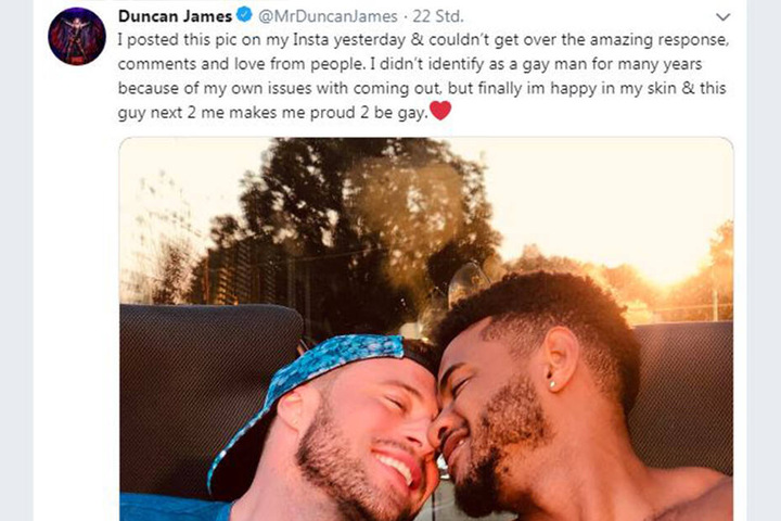 James' emotionale Reaktion auf Twitter, nachdem er die Resonanz seiner Fans sah.