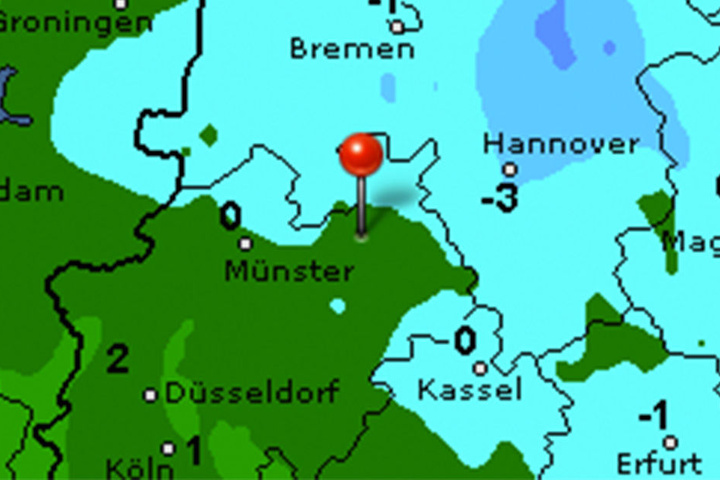 In der Nacht zu Sonntag wird es mächtig kühl. Teilweise sogar Minusgrade.