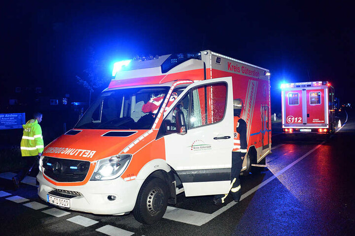 Ein Notarzt kümmerte sich um die Audi-Fahrerin und ihren Ehemann.
