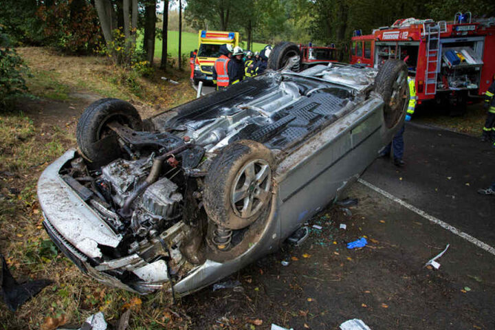 Tödlicher Unfall bei Reinsberg: In diesem Skoda starb der Fahrer (87).