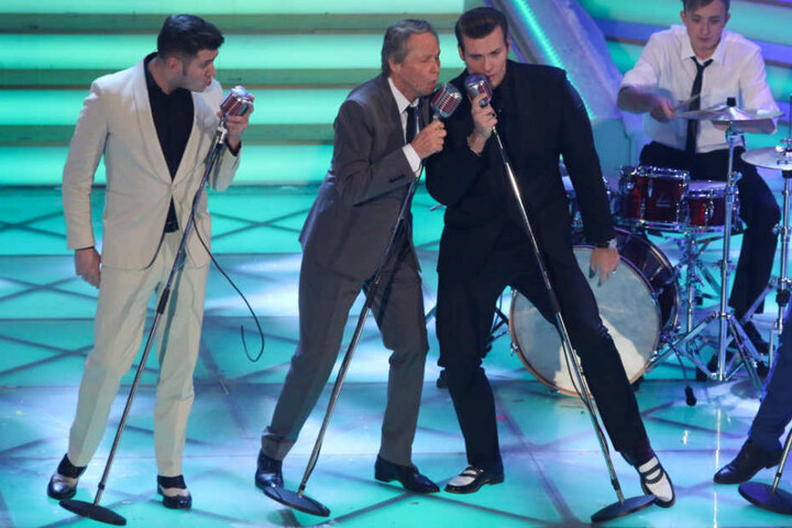 Peter Kraus und The Baseballs.
