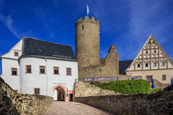 Auf der Burg Scharfenstein entsteht bis zum April ein Mittelalter-Dorf.