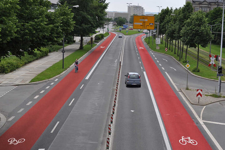 An der Albertstraße sollen wohl nicht zwei, sondern nur eine Spur wegfallen. Ob das umgesetzt werden kann, ist unklar.
