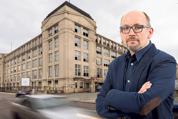 Ulf Kallscheidt (SPD) stellt sich bei Wanderer "einen Mix aus Kreativ-Arbeit und Wohnen" vor.