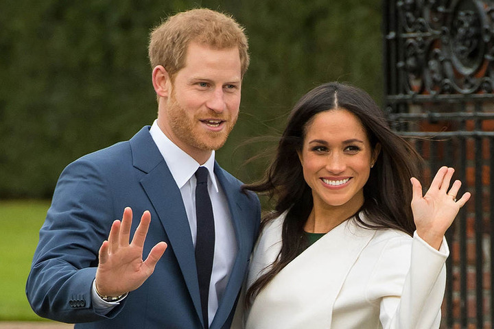 Der britische Prinz Harry und seine Verlobte Meghan Markle.
