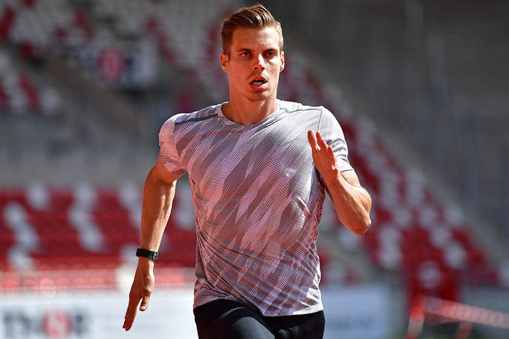 Lokalmatador Julian Reus muss die Normzeit knacken um nach London zu reißen.