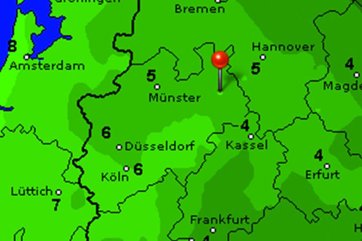 Die Temperaturen liegen um die fünf Grad.