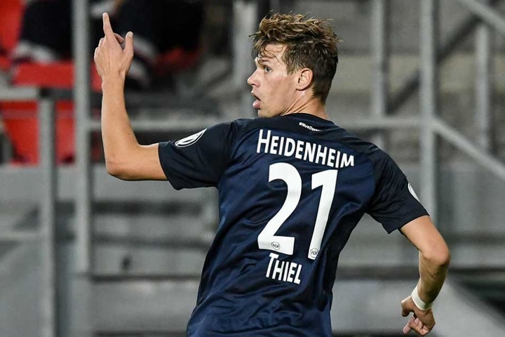 Maximilian Thiel will am Samstag auch gegen seine alten Kollegen jubeln. Bisher traf er ein Mal in der Liga und zwei Mal im Pokal.