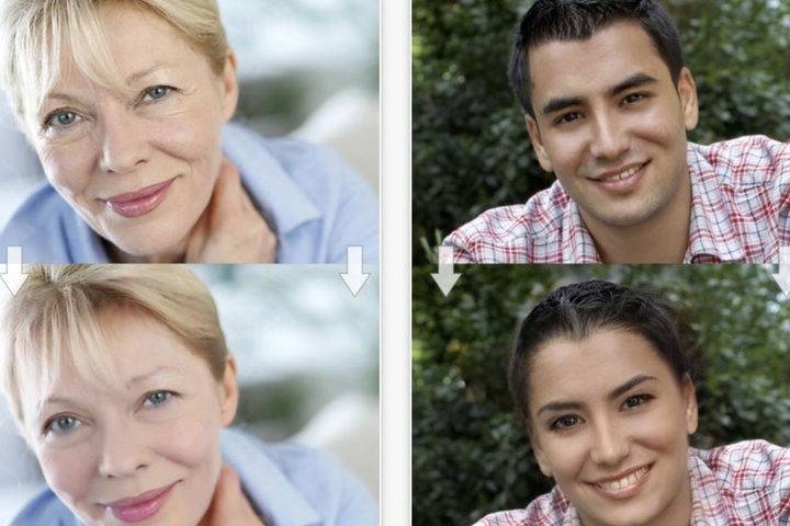 Die Frau verliert Jahre, der Mann wird zur Frau.
