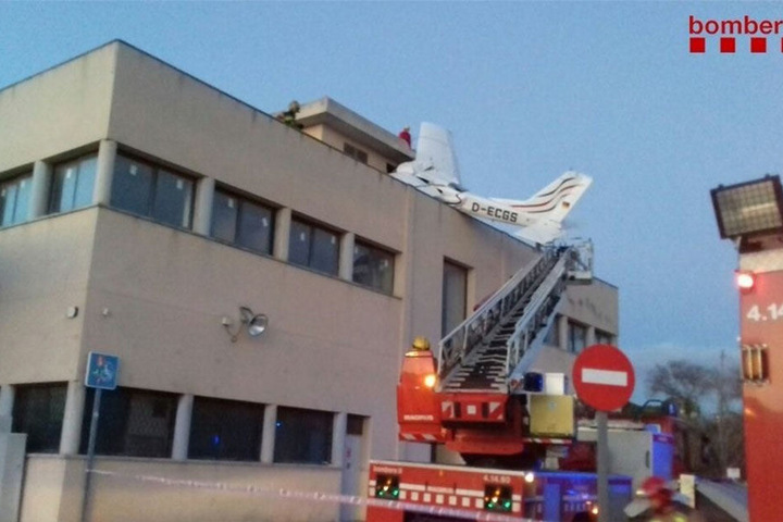 Das Unglück ereignete sich in der Nähe des Flughafens von Sabadell in Katalonien.