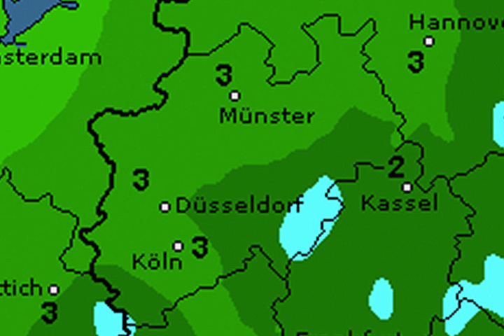 Die Temperaturen sinken weiter.