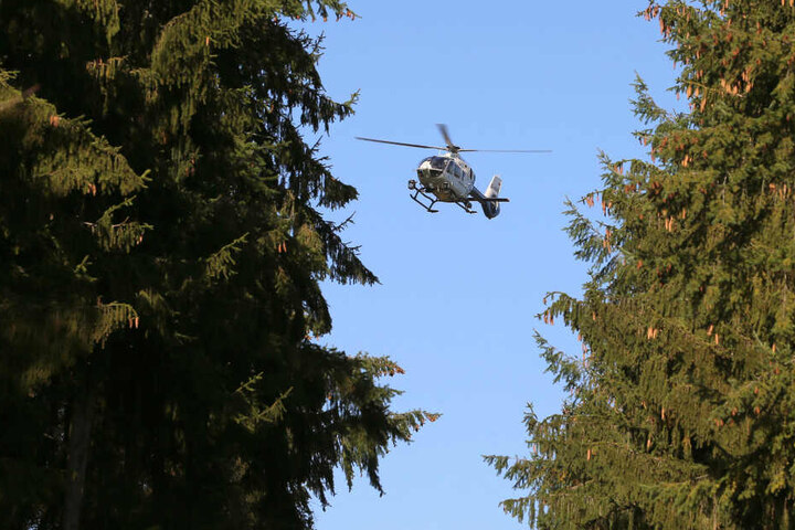 Auch ein Polizeihubschrauber brachte keinen Erfolg.