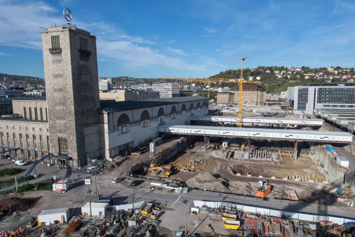 Gehört seit Jahren zum Stadtbild: die Großbaustelle am Hauptbahnhof.