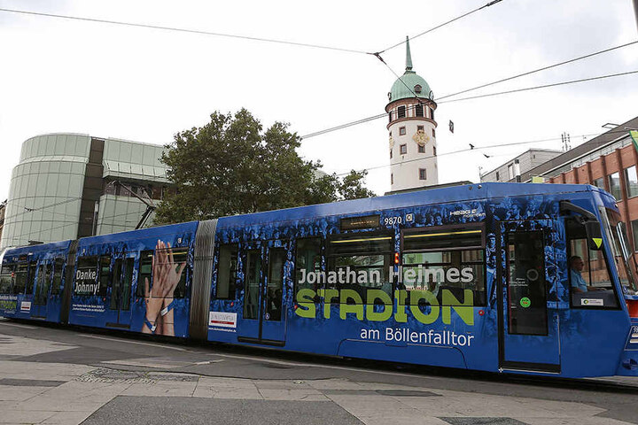 Diese Straßenbahn wird in der kommenden Saison durch Darmstadt fahren.