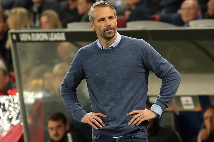 Marco Rose (41) könnte der neue Trainer bei RB Leipzig werden. Bisher steht er bei Red Bull Salzburg an der Seitenlinie.