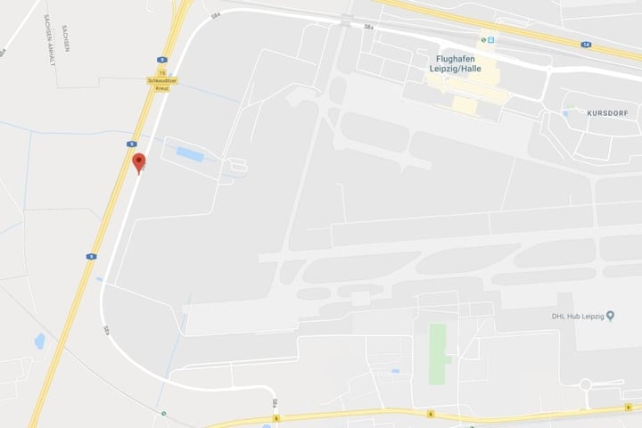 Das Unglück ereignete sich auf der S8a am Flughafen Leipzig/Halle.