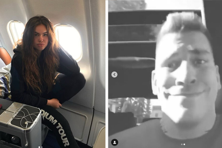 Carolina postete das Video von Gzuz, das wiederum Usher in seiner Story erwähnte.