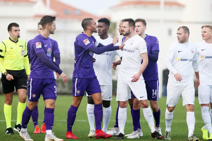 Den Test gegen Rostock gewannen die Auer mit 1:0.