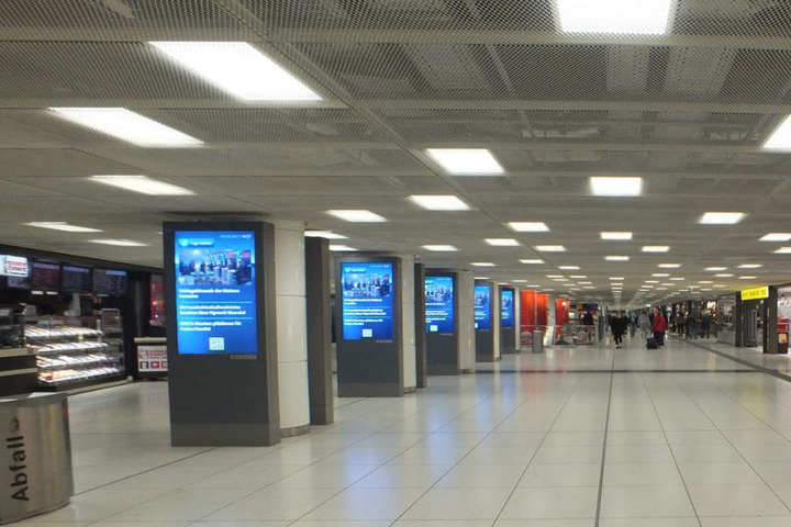 Der Vorfall ereignete sich im Zwischengeschoss des Münchner Hauptbahnhofes.