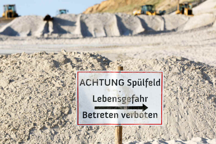 Touristen müssen aufpassen und Spülfelder meiden.