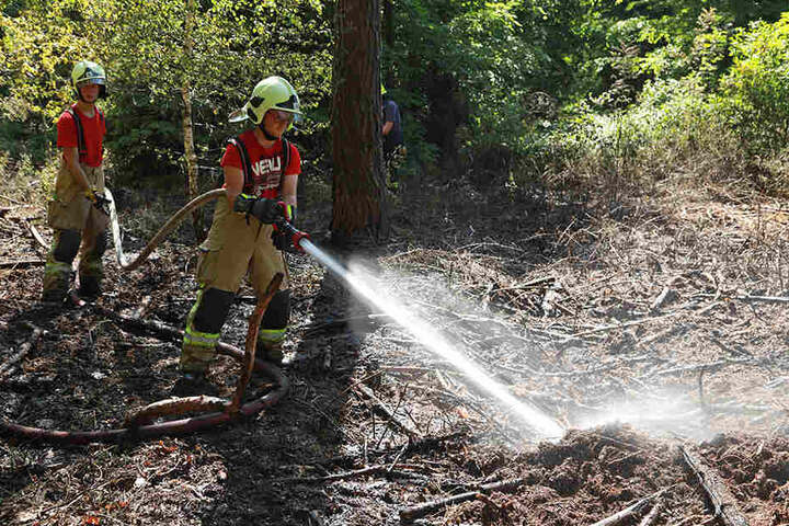 Insgesamt 81 Einsatzkräfte brauchten vier Stunden, um das das Feuer zu löschen.