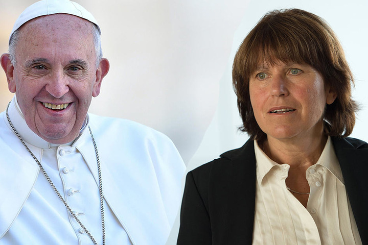 Zwickaus Oberbürgermeisterin Pia Findeiß wird am Sonnabend den Papst treffen.