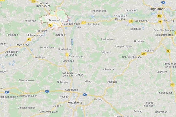 Ein Familienstreit ist am Bahnhof in Donauwörth in Bayern aus dem Ruder gelaufen.