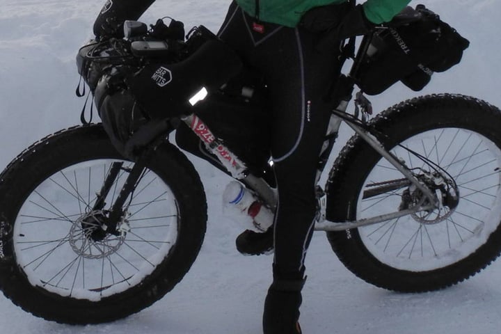 Auch mit Fatbikes wird man in diesem Winter auf dem Rennsteig unterwegs sein können.