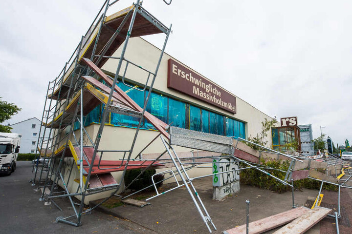 Etwa 5000 Euro Schaden entstanden an dem Gerüst.