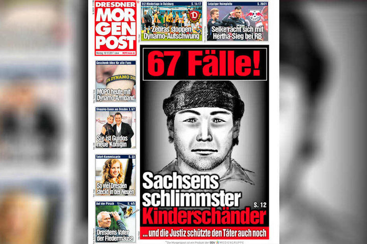 Mit diesem Phantombild suchte die Polizei nach dem Vergewaltiger. Eine DNA-Spur überführte ihn schließlich.