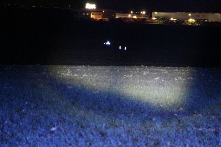 Auf einem Feld an der B181 liegt der Blindgänger.