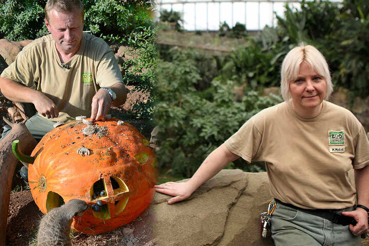 Sind auch im "Riverboat": Leipzigs Zoo-Pfleger Jörg Gräser (l.) und Martina Molch.