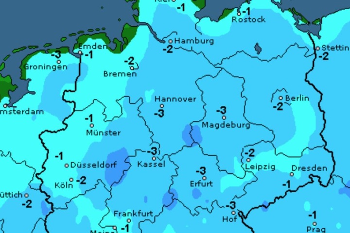 In der Nacht zu Donnerstag wird es frostig in Sachsen.