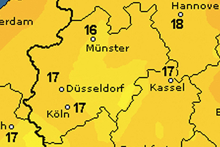 Die Temperaturen spielen ebenfalls nicht mit.