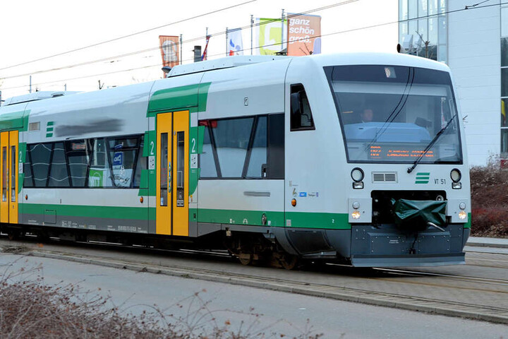 Der Zugführer musste eine Notbremsung einleiten. (Symbolbild)