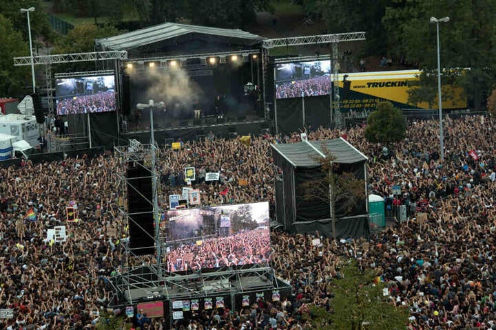 Das Konzert #wirsindmehr fand im vorigen September in Chemnitz als Reaktion auf ausländerfeindliche Übergriffe und rechte Demonstrationen in der Folge des tödlichen Messerangriffs statt.