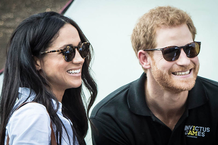 Prinz Harry und seine Verlobte Meghan Markle.