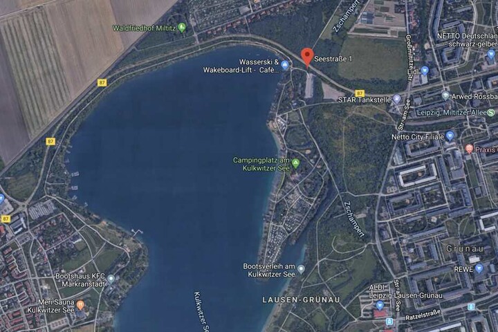 Der Kulkwitzer See liegt zwischen Markranstädt und Leipzig-Grünau.