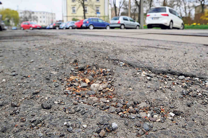 Die Straßen der Schumannstadt sind kaputter als befürchtet.
