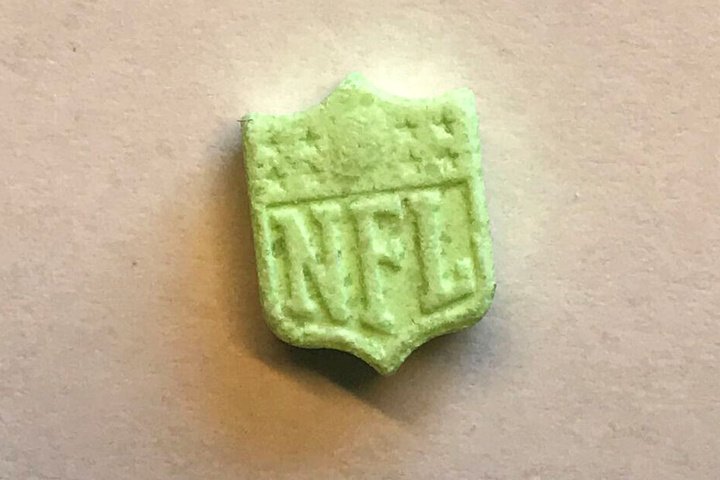 Auch diese Ecstasy-Tablette wurde im Umfeld des "Palazzo Summer Festivals" von der Polizei sichergestellt.