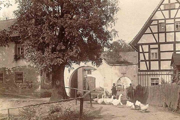 Das Anwesen (Foto von 1929) war über Jahrhunderte in Familienbesitz.