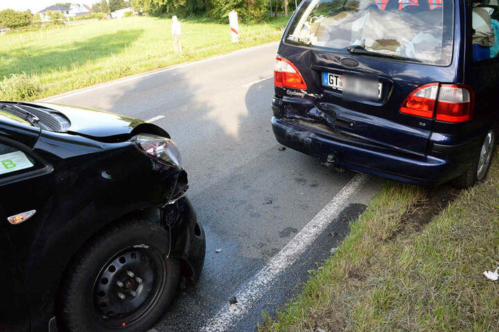 Mit voller Wucht knallte der Toyota auf das Heck.