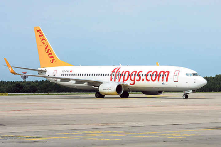 In dieser Boing-737 aus Antalya landeten am Freitag 154 überwiegend sächsische
Passagiere in Dresden.