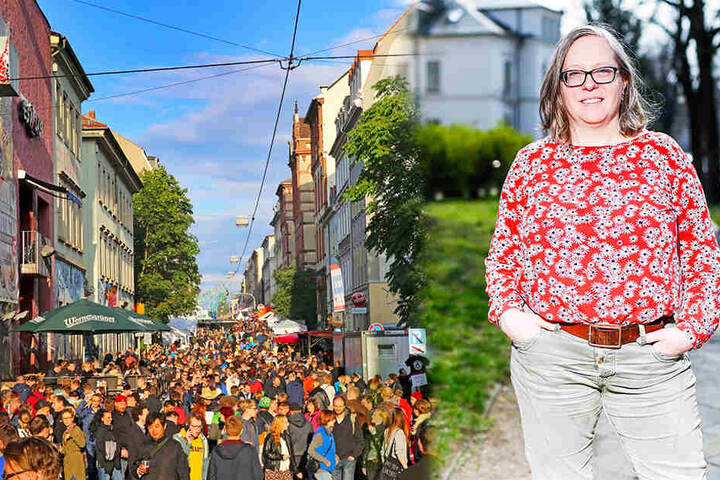 Dieses Wochenende ist lockt wieder die Bunte Republik Neustadt. BRN-Koordinatorin Ulla Wacker (47) freut sich schon.